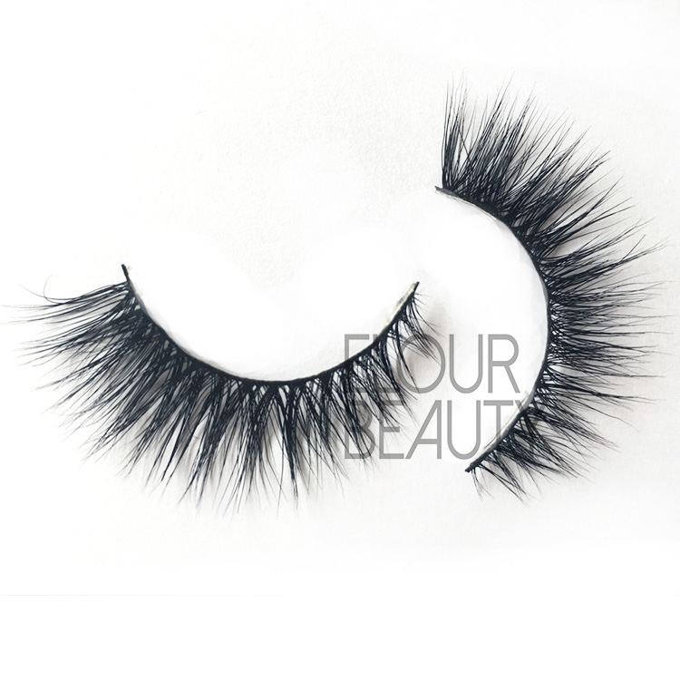 3D real mink false eye lashes private label China manufacturer EJ73